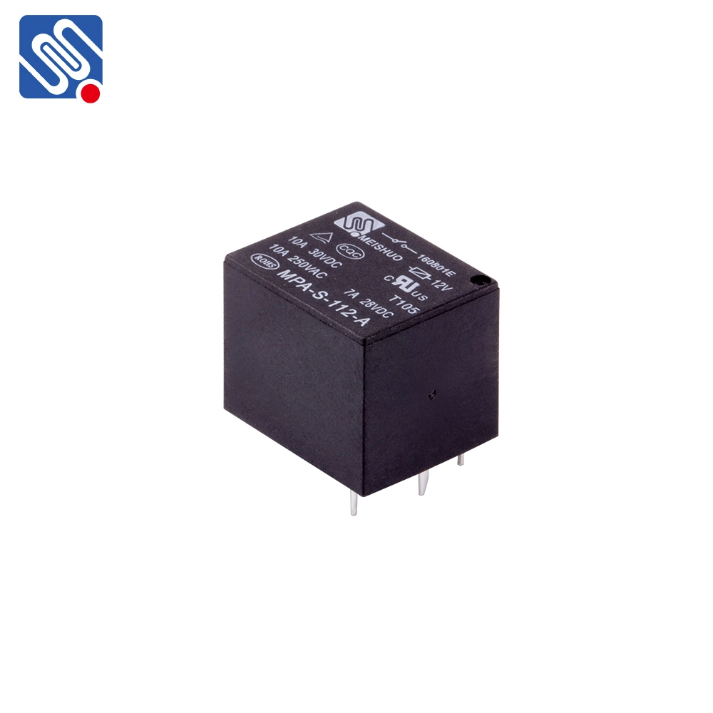 Meishuo MPa-S-112-a Mini Normally Open T73 Relay with 12V 4pin for Coffee Maker/ Rice Cooker/ Heater